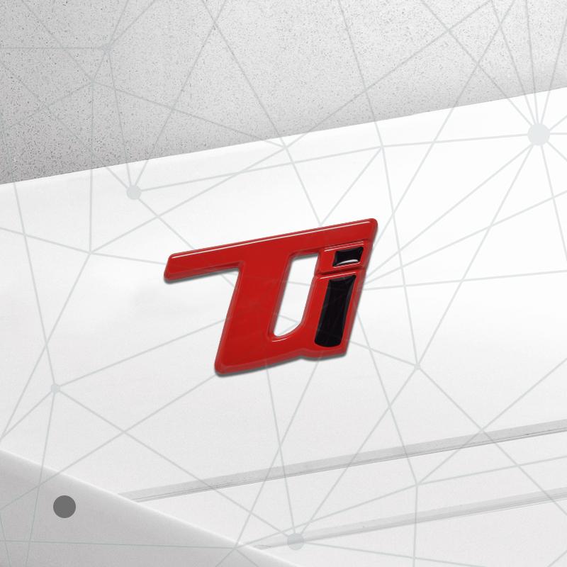 3D Metal TI VELOCE Edition Badge Car Steering Wheel Emblem Sticker LOGO Decor For Romeo Giulia Stelvio Giulietta Mito