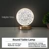 USB Rechargeable Crystal Night Light Dimmable Desk Light New Beside Lamp