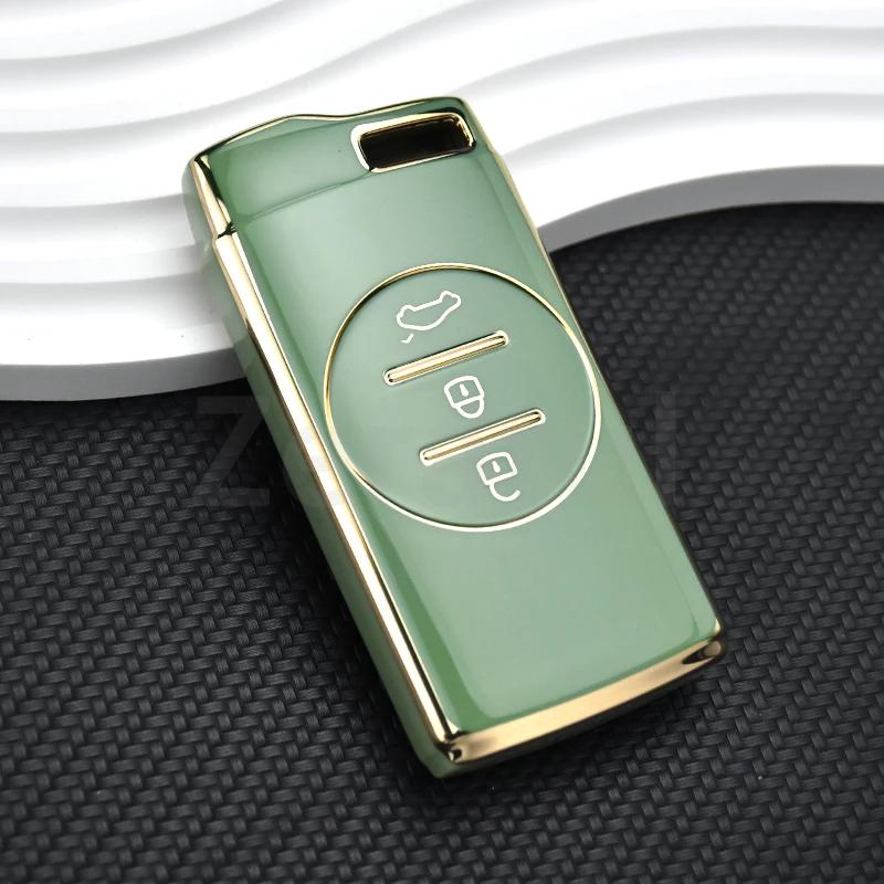 TPU Car Key Case Cover For Chery Tiggo 7 Pro 8 Pro Exeed Tiggo 2 3x Arrizo 5 Pro Gx 5x EQ7 Auto Shell Fob Holder Accessories