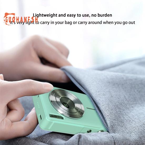 Cameră pentru studenți - 44 mega pixeli, compatibilă HD, anti vibrație, compactă, cameră digitală pentru copii, cameră mică, cadou pentru copii