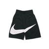 Pantalones cortos deportivos holgados de baloncesto con estampado del logotipo Swoosh para hombre, color negro, BV9385-011