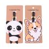 1Pc Luggage Tag Cute Corgi Panda Suitcase Portable Travel Label Accessories