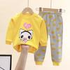 Children's Underwear Set Made of Pure Cotton for Boys' Autumn Wear, Women's Clothing for Autumn Wear, Autumn Pants for Home Wear, Children's Clothing