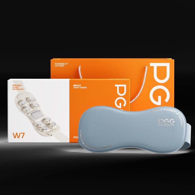 PGG W7 Wireless Heated Waist Massager CN plug (adapter included)