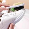 1pcs Sneaker Cleaning Brush Long Handle Rubber Bristles For Suede Nubuck Shoes And Car Seat Stain Removal Tool