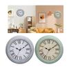 Vintage Wall Clock Battery Operated Decorative Quiet for Bathroom Bedroom