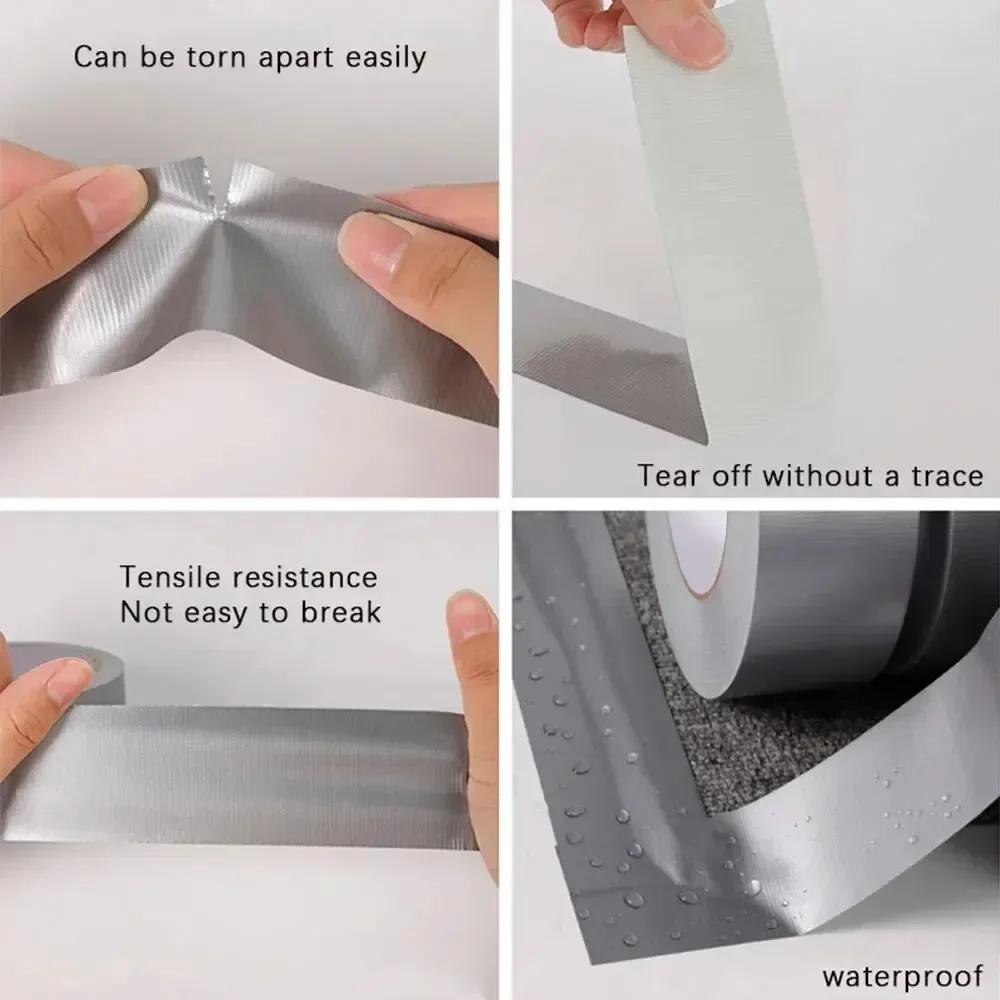 3-10M Super Klebstoff Stoffklebeband für Teppich, Boden, Wasserdichtes Klebeband für Rohrreparatur Heimwerkerklebstoffe