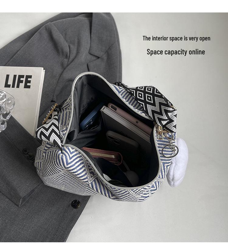 Women's Large Capacity Canvas Tote - 2025 New Summer Crossbody, Casual & Versatile for Students