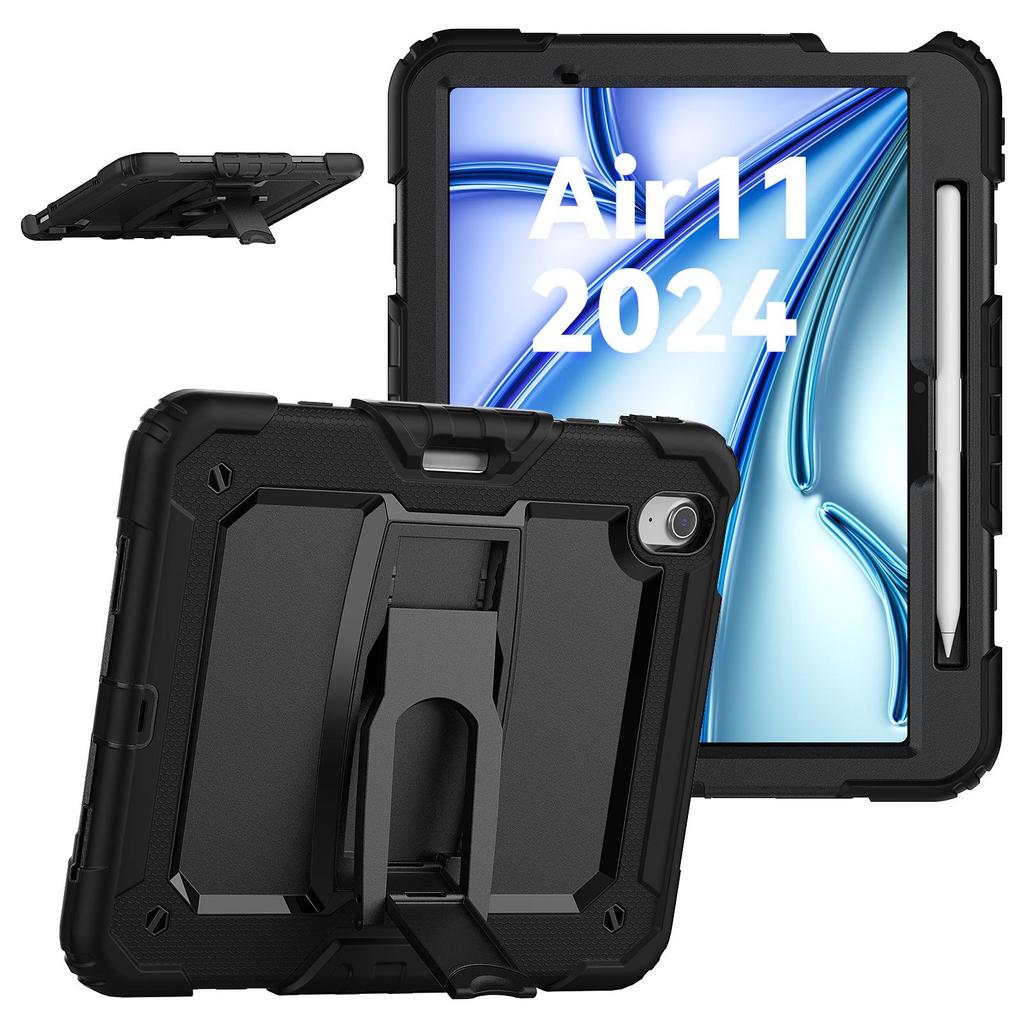 Protective Case for iPad Air11 M2 A2902 (2024) with Magnetic Pen Slot