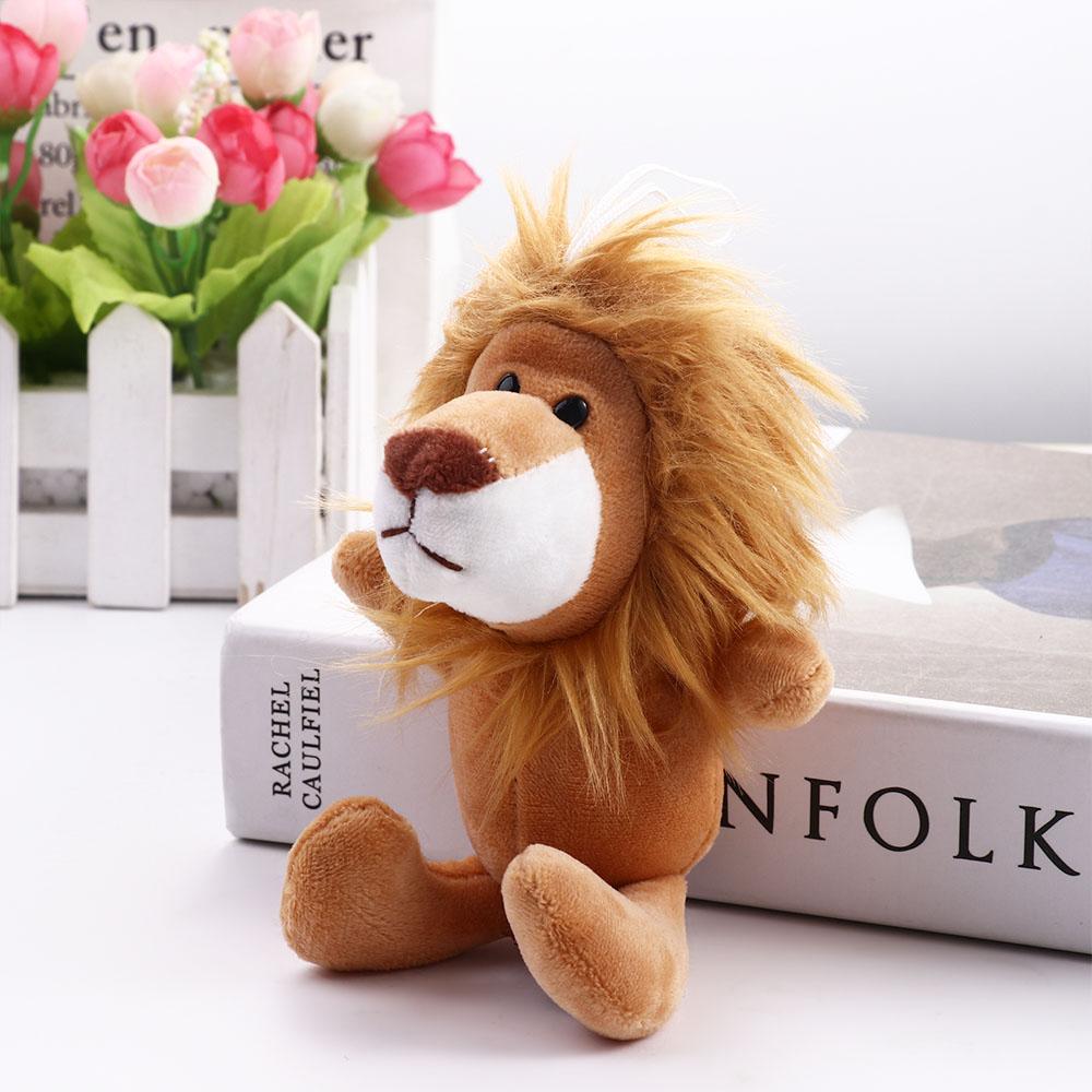 Car Keyring Key Ring Hanging Decoration Jewelry Plush Keychain Plush Doll Keychain Little Lion Doll