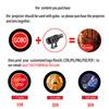 Custom Led HD Gobo Logo Projector Indoor Outdoor Ip67 Waterproof Rotating Advertising Image Projection Light For Floor Wedding