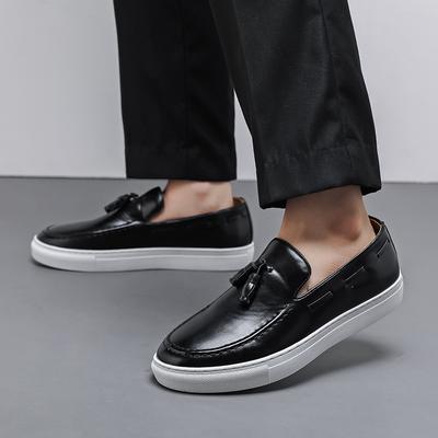 Fashion Casual Men's Leather Shoes Fashion Tassel Classic Style Business Leisure Daily  Party Plus Size 38-48 Casual Sports Shoes HOT