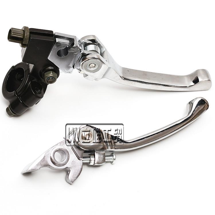 

ATV & Off-Road Stunt-Style Anti-Fold Handlebar Brake & Clutch Lever with Horn LQ