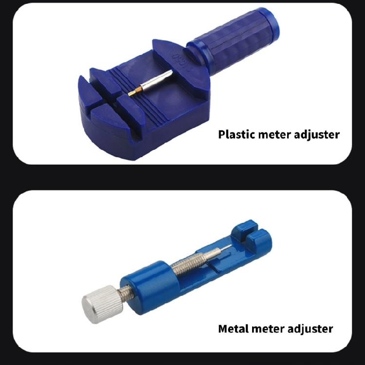 Watch Repair Tools Set For Bracelet Adjustment Contains Corrosion Resistant Metal Pins With Compact Organizer