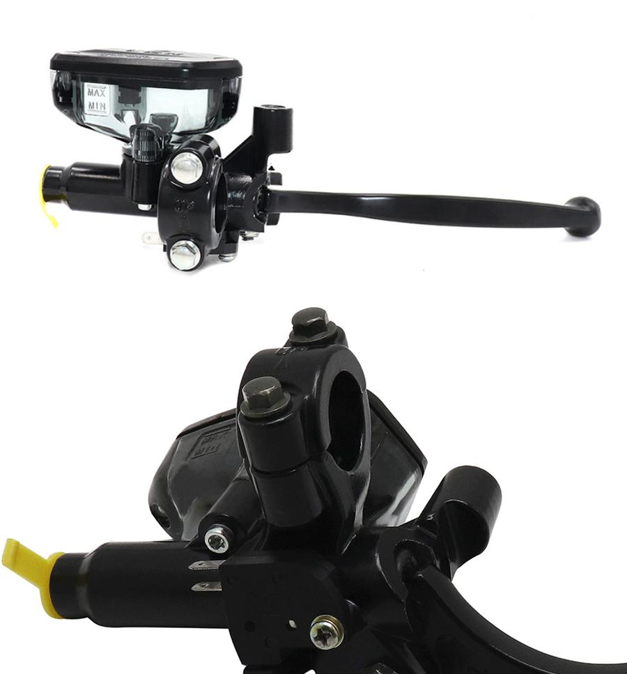 Pair 22mm 7/8 CNC Motorcycle Master Cylinder Levers Hydraulic Brake Pump Clutch Handles Handlebar Lever Reservoir Set For HONDA Yamah