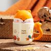 Autumn Cartoon Squirrel Ceramic Cup High Value Gift Coffee Cup Mug Mug Cute Teacher's Day Water Cup