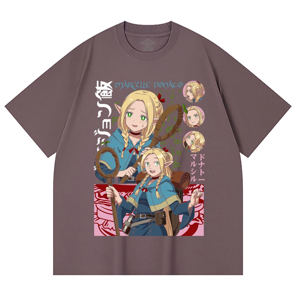 230 Gsm 100% Cotton Delicious in Dungeon V3 Marcille Print Unisex Heavy Cotton T Shirt