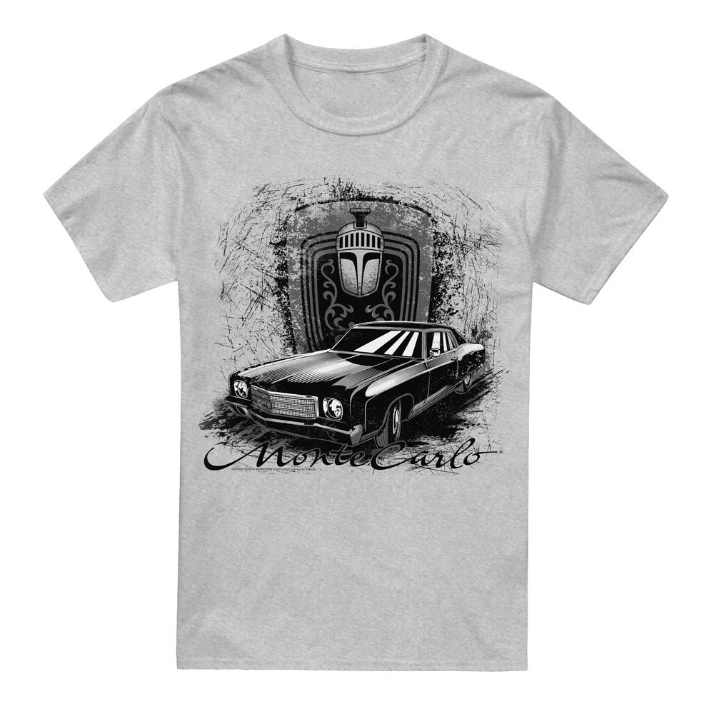 Chevrolet Unisex Adult Monte Carlo Drawing Heather T-Shirt