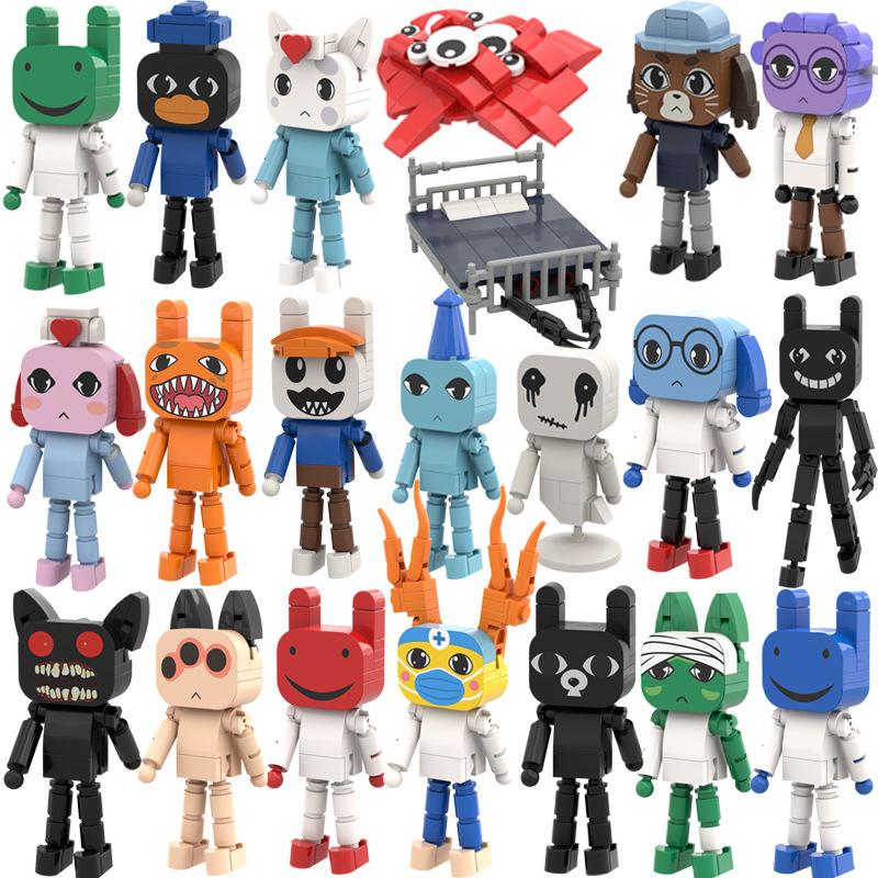Anime Animal Hospital Building Block Horror Game Animal Hospital Anomaly Building Block Bricks Toy Fans Collect Gifts