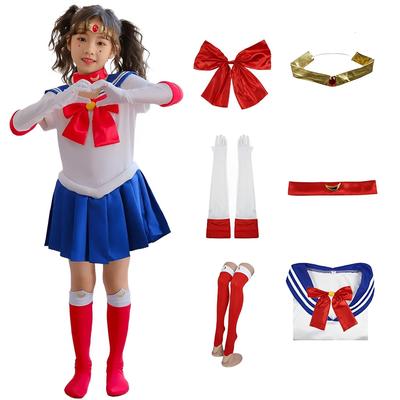 ALIPTA Tsukino Usagi Cosplay Dress for Halloween Cute Kids School Cultural Photo Anime Stage Costume Girls, Costume, Costume, Christmas, Parties,