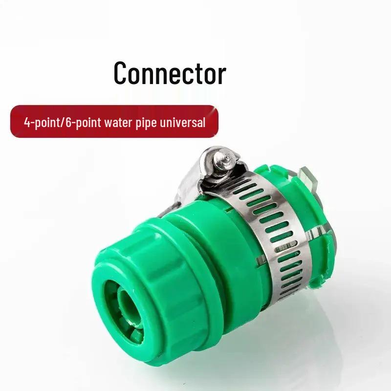 Multifunctional 4-Point Quick-Connect Hose Coupler for Faucets