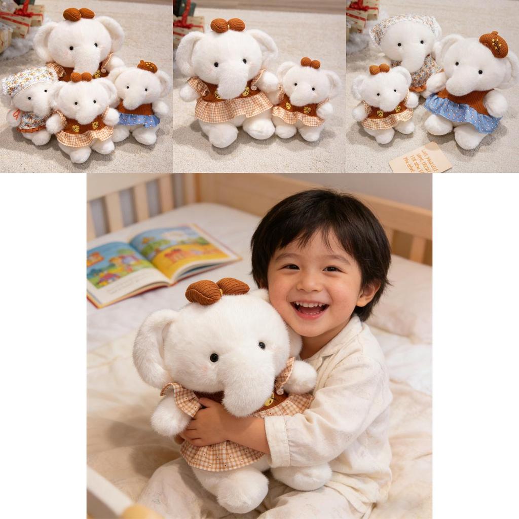 Elephant Plush Toy Sleep Toy For Kids Girls Boys Gift Bedtime Comfort