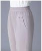 High Waist Elastic Summer Capri Pants for Middle-Aged & Elderly Women