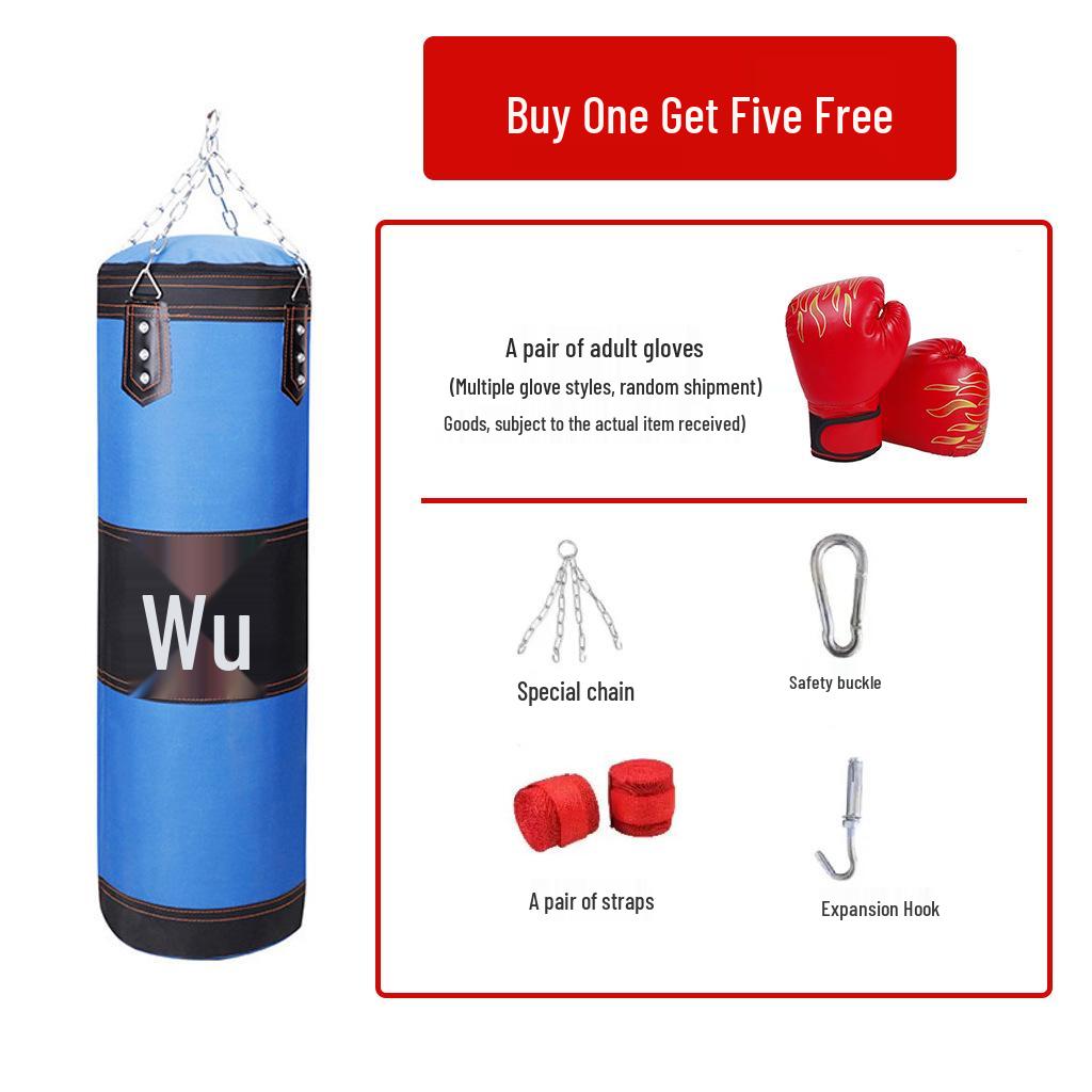 Hanging Oxford Cloth Canvas Punching Bag for Adults - Thickened for Gym and Sanda Training
