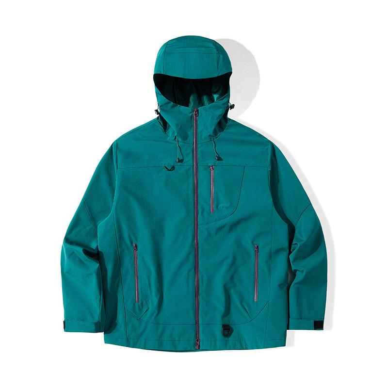 Men's Autumn Winter Men's Outdoor Mountain Style Hooded Workwear Jacket Men's Assault Suit Men's and Women's Waterproof Outdoor Mountaineering Suit