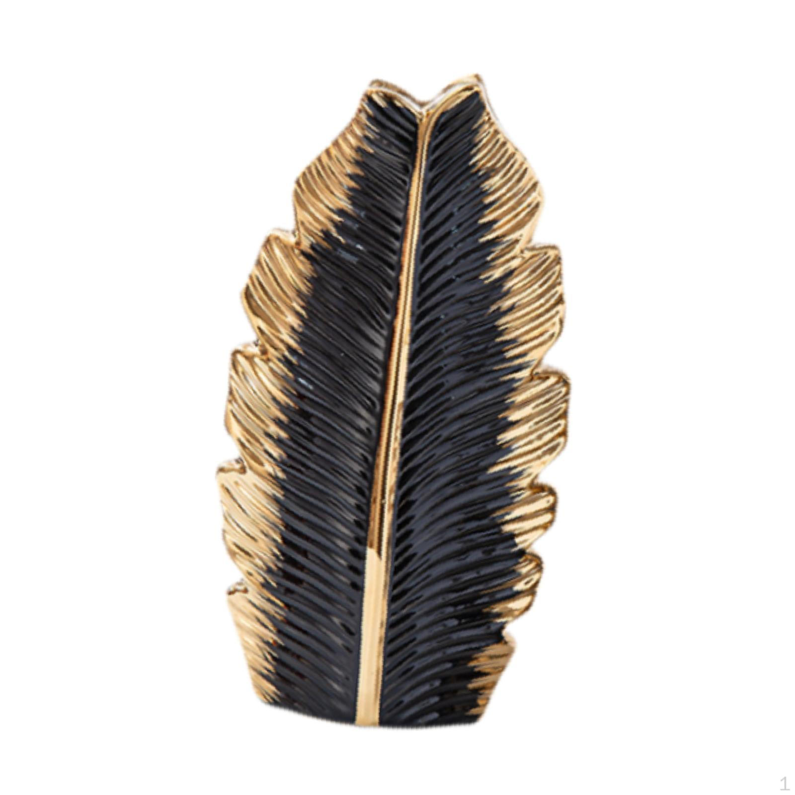 

Керамічна ваза для квітів. Горщик. Подарунок на день народження. Настільний горщик. Тримач для квітів. Бутон для спальні. Gold and Black