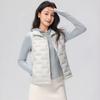 Pinghu Down Jacket Women's Vest Down New Light Autumn and Winter Casual Fashion Vest Versatile Thermal Vest Jacket
