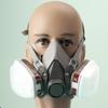 Paint Spraying 6200 Dust Gas Respirator Mask 15in1 Half Face Reusable Safety Gear for Construction DIY Projects