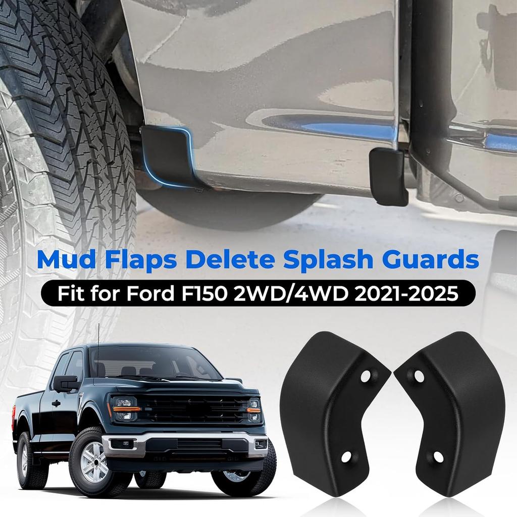 Mud Flaps Compatible with F150 (2WD/4WD) 2021-2025 Accessories, MudGuards for Truck Splash Guards Fenders 2PCS Mudflaps