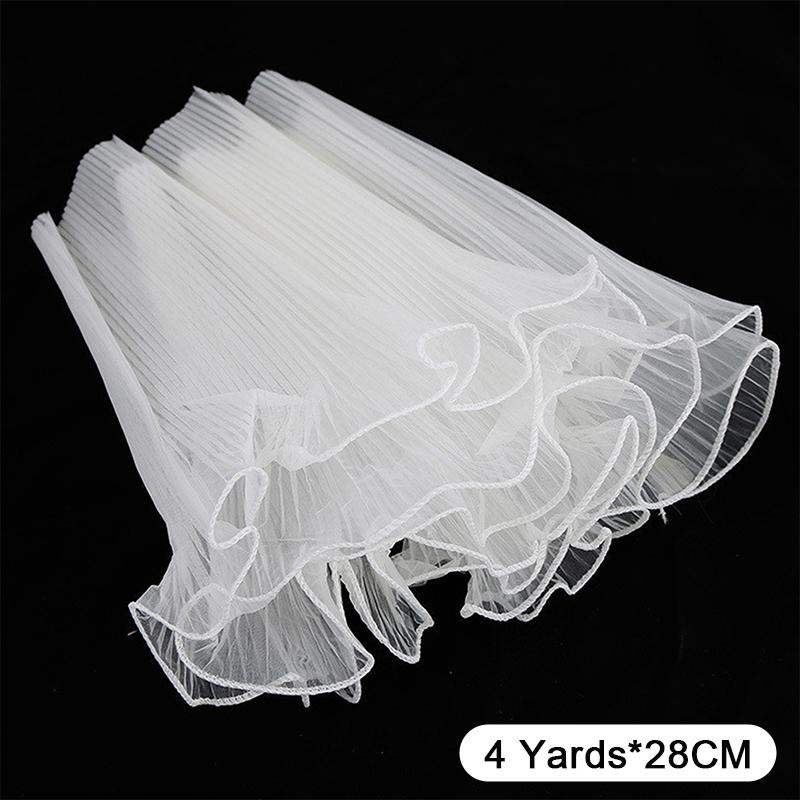 

Packaging Material Supplies 28X400cm Flower Wrapping Paper Pearl Wave Yarn Lace Mesh Florist Bouquet Party Valentine Gift A1