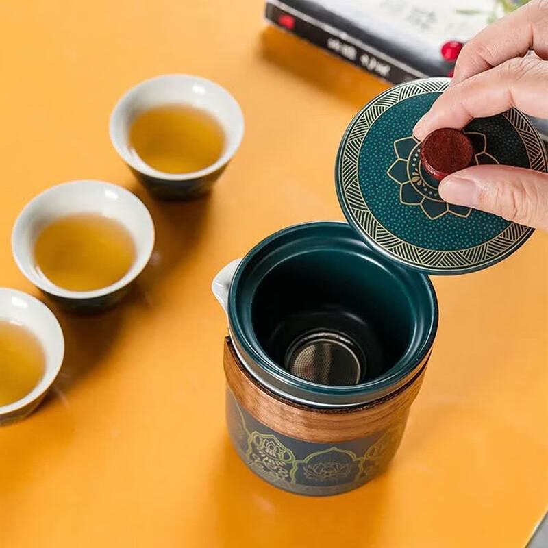 Portable Ceramic Travel Tea Set