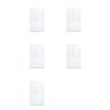 A58Z 5X Tuya US Plug Wifi Smart Wall Switch 1 Gang No Neutral Wire Touch Sensor LED Light Switches Home Alexa Google White