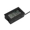 Elektronisches Langthermometer Digital mit Sonde 1m - 5m Schwarzes Kabel TPM-10