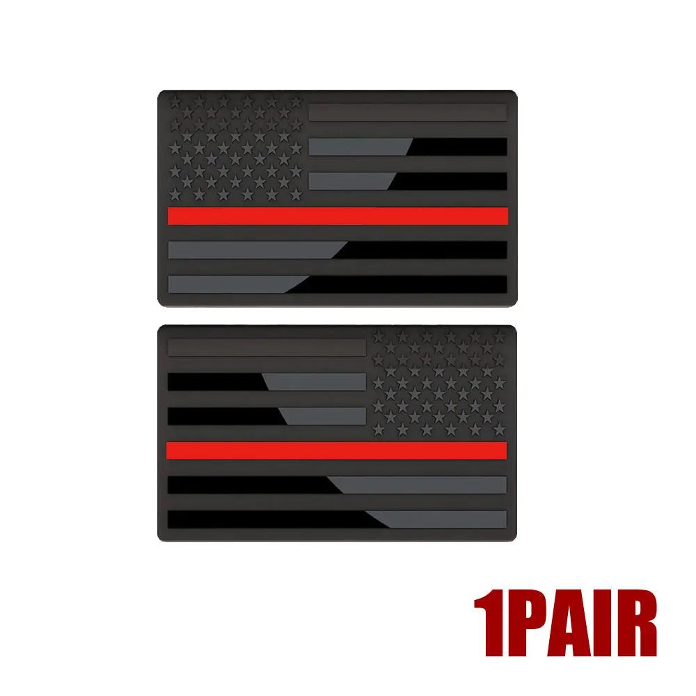 Car Emblem 3D Alloy Metal US USA The United States American Flag Sticker Logo Car Auto Spor American Flag Stickers - Foto 5