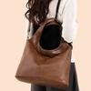 Soft leather large capacity tote bag women's shoulder underarm bag