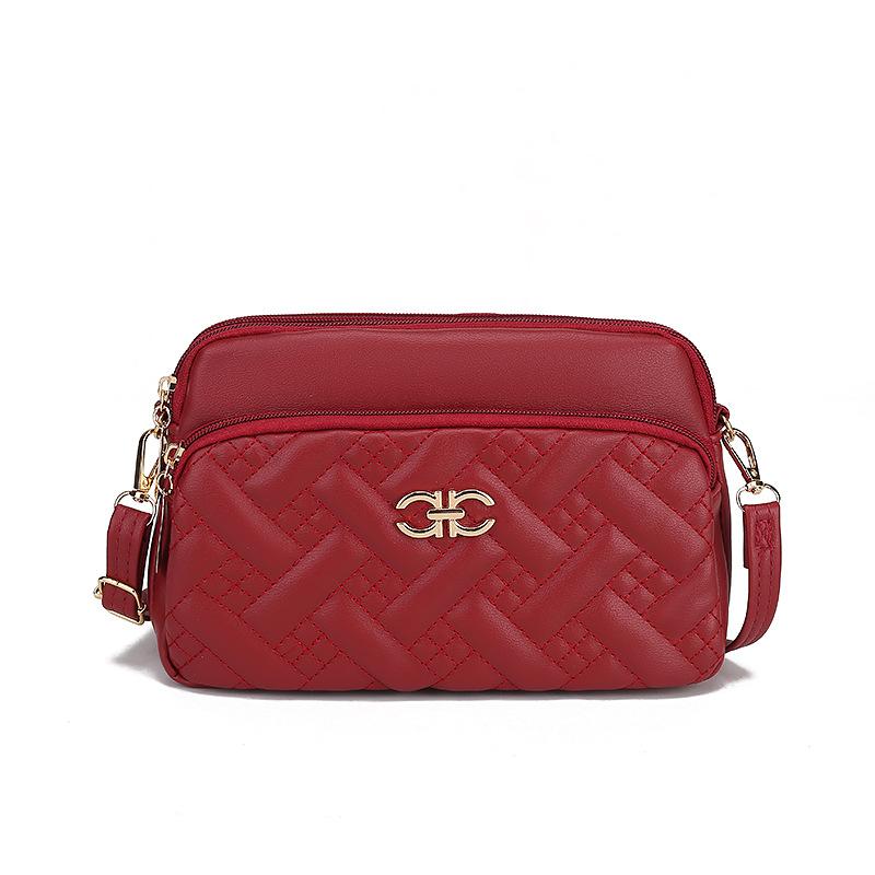 Geantă crossbody PU cu diamante la modă nouă Geantă de damă Geantă de umăr pentru femei Geantă pătrată mică