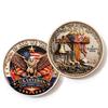 250th Anniversary Commemorative Coin Independence Day Founding Medal Challenge Coin Embossed Metal Coin Color Printed Badge