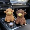 Kids Stress Reliever Highland Cow Relief Toy Slow Rising Cattle Squeeze Squeezable Animal Ball Lovers Gift Sensory