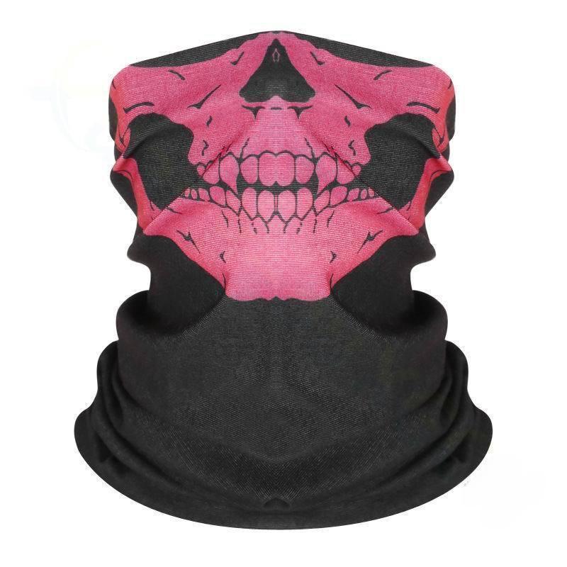 Reflective Skull Head Cover for Outdoor Riding