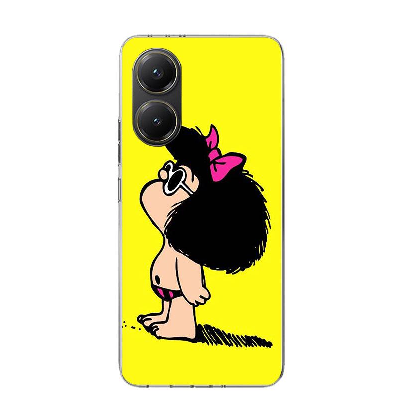 Cartoon Cute Mafalda Phone Case For Xiaomi Poco F7 Ultra X7 X6 Pro X5 Redmi 15 15C 13 13C 12 12C 10 10A 10C 9 9A 9C 9T Shell Poc