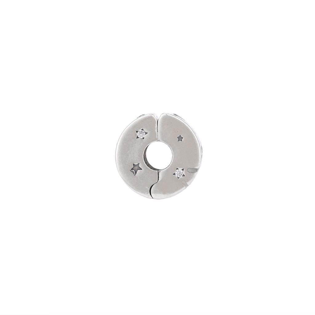 Pandora Argento 925 Ammasso Stellare Galattico Clip Fissa Gioielli da Donna 790010C01