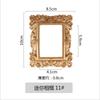 Golden Retro Photo Frame Nail Art Jewelry Decoration Home Decoration Photography Background Shooting Photo Props Picture Frame