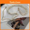 Elegant Korean Style White Pearl Waist Chain For Women Perfect For Dresses And Sweaters