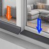 1m Huisraam Waterblokkerende Balk Schuifraam Regen Weerstrip Balkon Isolatie Winddichte Afdichtingsstrip Knipbord