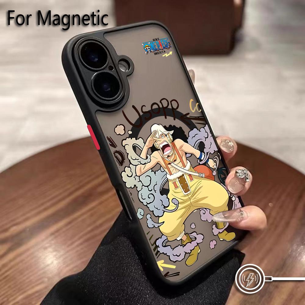 Anime Ones Pieces Luffys Zoros Phone Case for iPhone 17 16 15 14 13 12 11 Air Pro Max Mini XR XS X 7 8 6 6s Plus Matte Magnetic