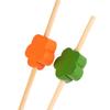 100Pcs Cute Plum Bamboo Skewers Food Cocktail Picks Buffet Fruit Cupcake Fork Sticks Party Table Decor Supplies
